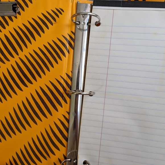 Garfield Binder and folders 90s comic school supplies - Picture 5 of 8